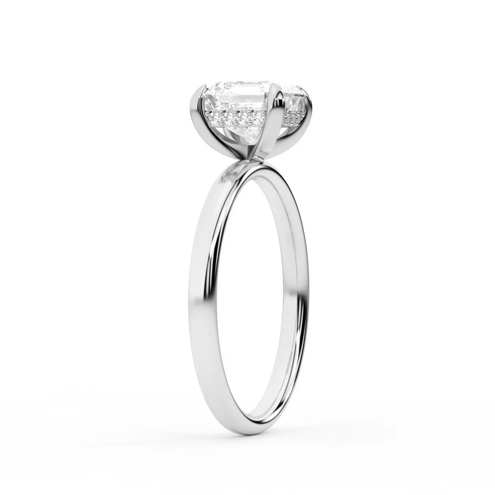 Charlotte Charm Solitaire Round Diamond Engagement Ring