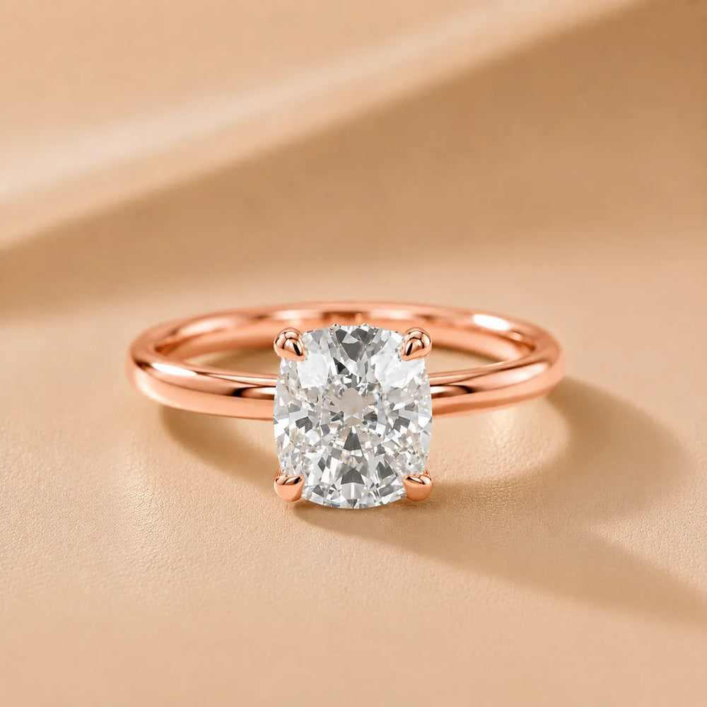 Charlotte Charm Solitaire Round Diamond Engagement Ring