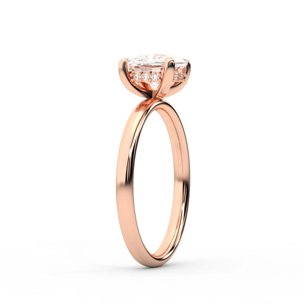 Charlotte Charm Solitaire Round Diamond Engagement Ring