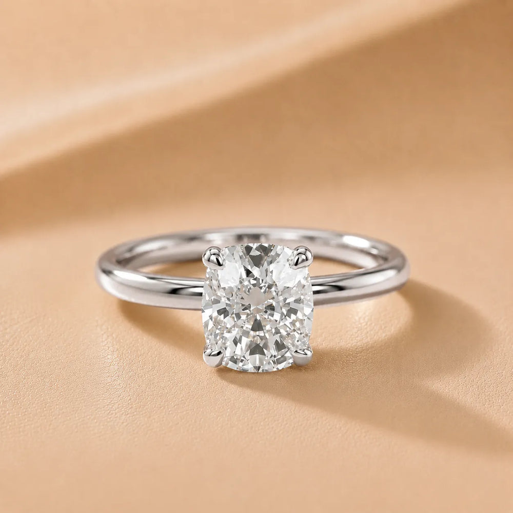 Charlotte Charm Solitaire Round Diamond Engagement Ring