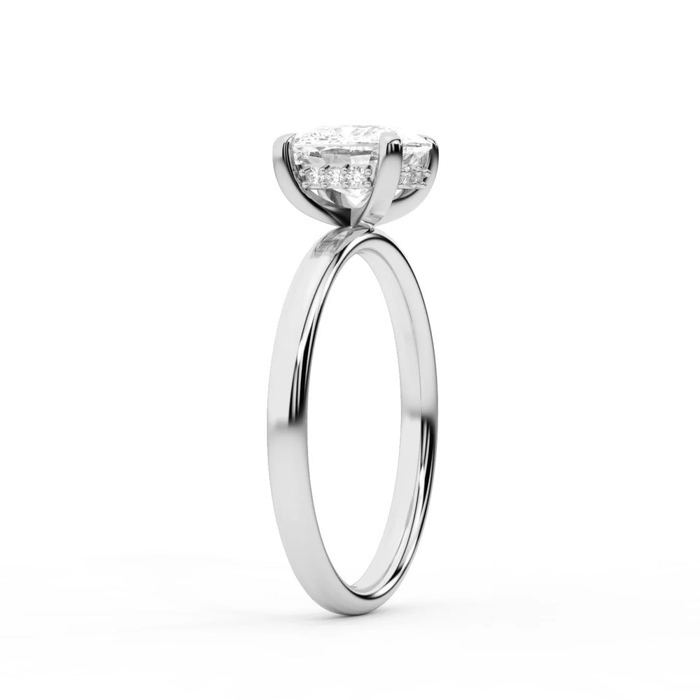Charlotte Charm Solitaire Round Diamond Engagement Ring