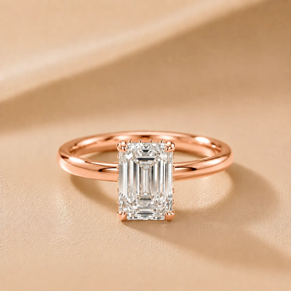 Charlotte Charm Solitaire Round Diamond Engagement Ring