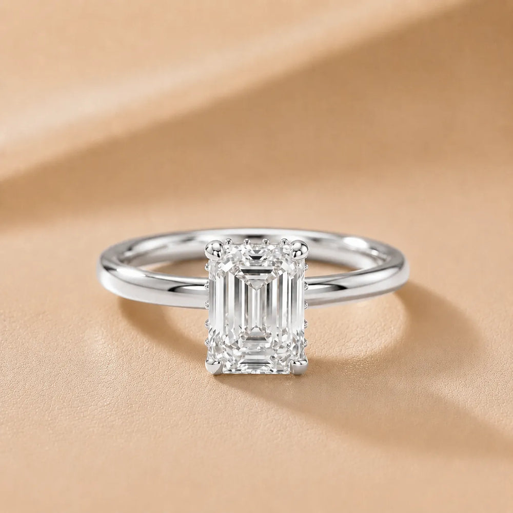 Charlotte Charm Solitaire Round Diamond Engagement Ring