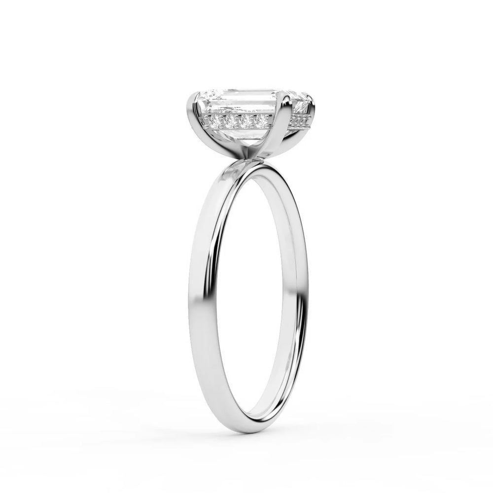 Charlotte Charm Solitaire Round Diamond Engagement Ring