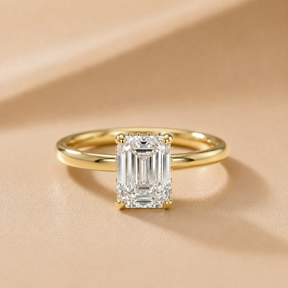 Charlotte Charm Solitaire Round Diamond Engagement Ring