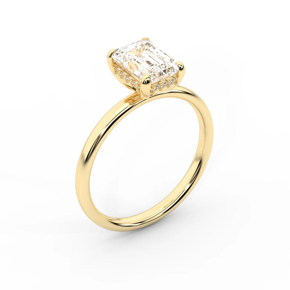 Charlotte Charm Solitaire Round Diamond Engagement Ring