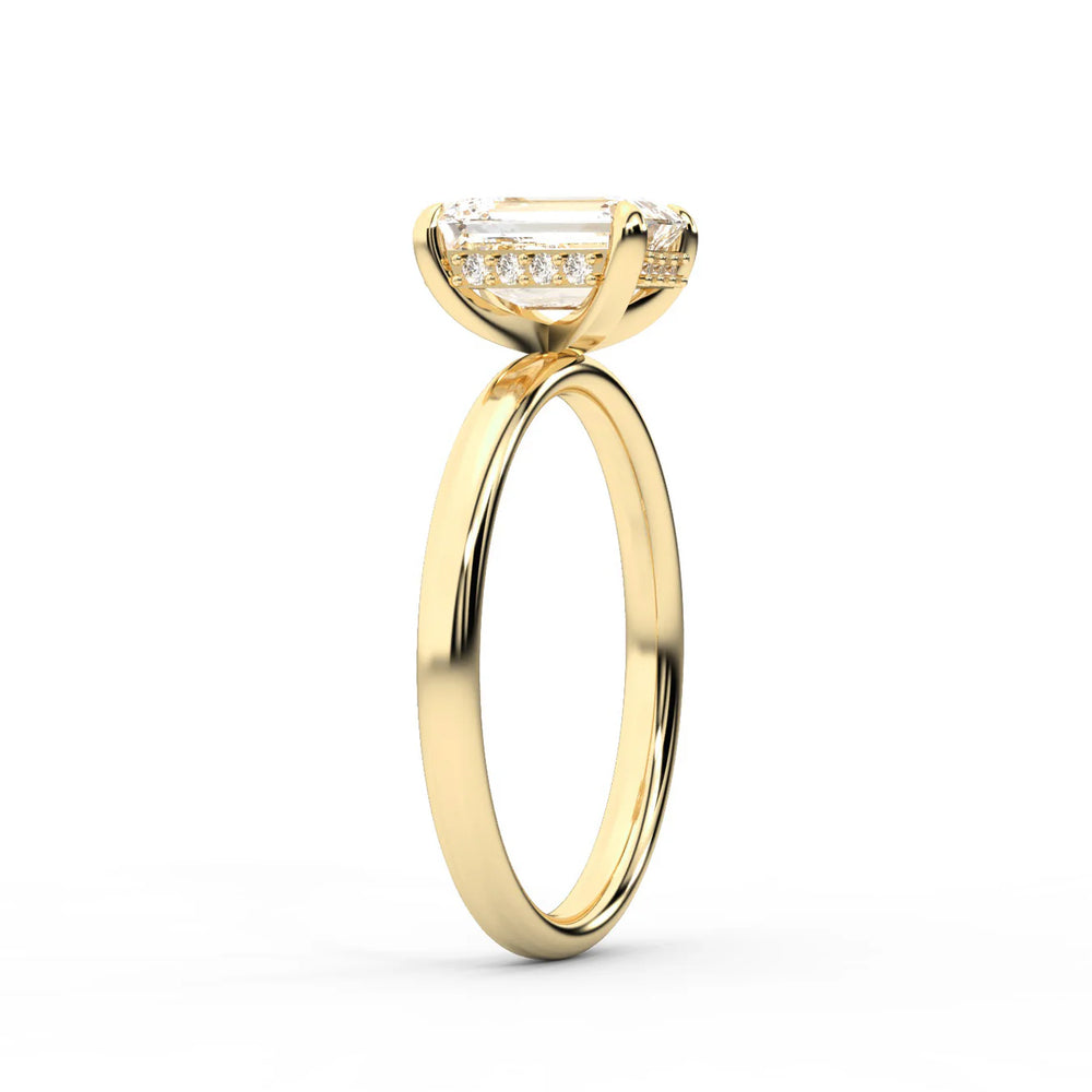 Charlotte Charm Solitaire Round Diamond Engagement Ring