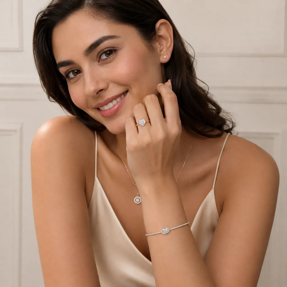 Charlotte Charm Solitaire Round Diamond Engagement Ring