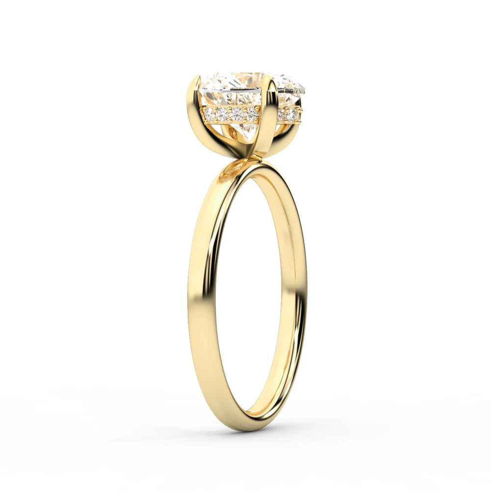 Charlotte Charm Solitaire Round Diamond Engagement Ring
