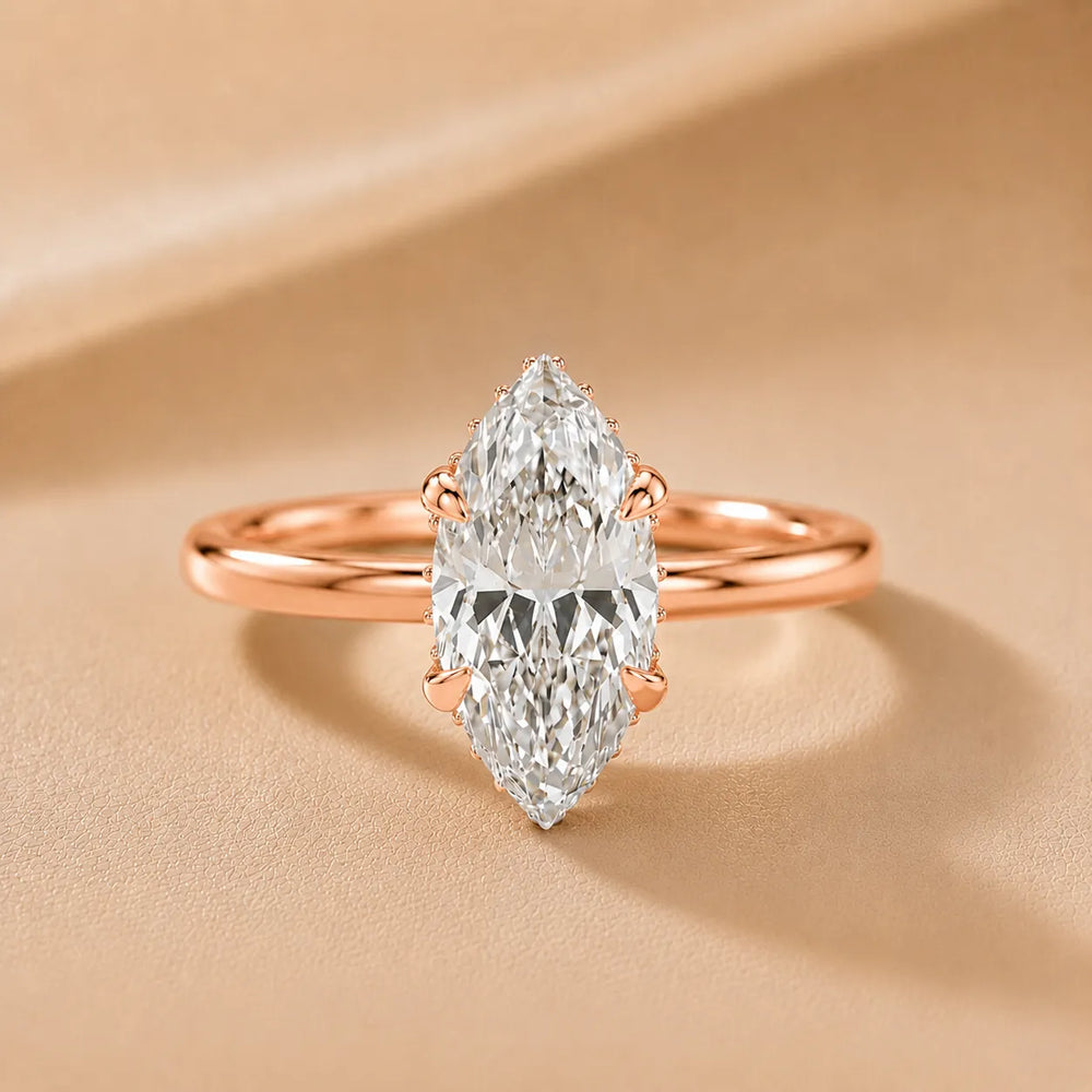 Charlotte Charm Solitaire Round Diamond Engagement Ring