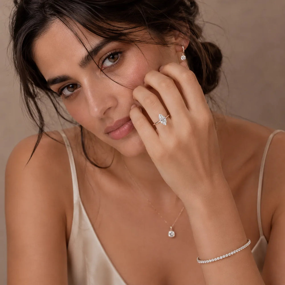 Charlotte Charm Solitaire Round Diamond Engagement Ring