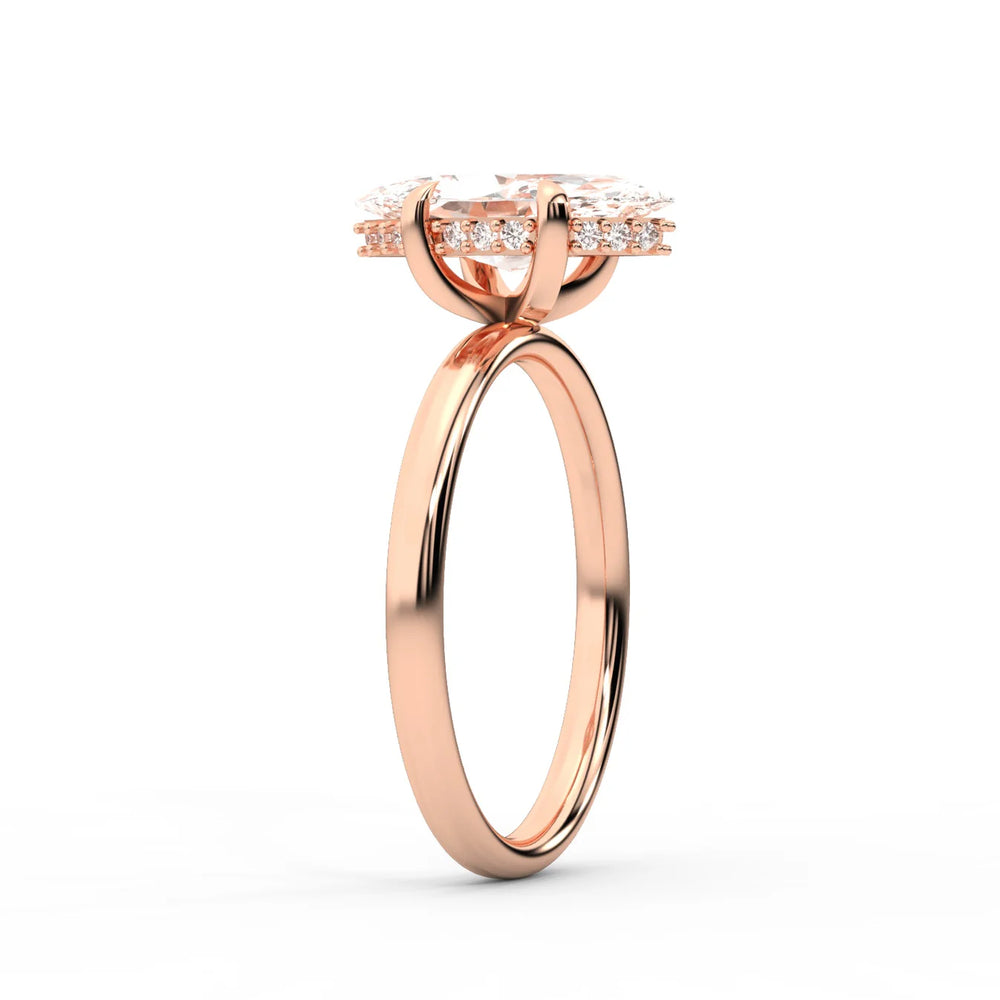 Charlotte Charm Solitaire Round Diamond Engagement Ring
