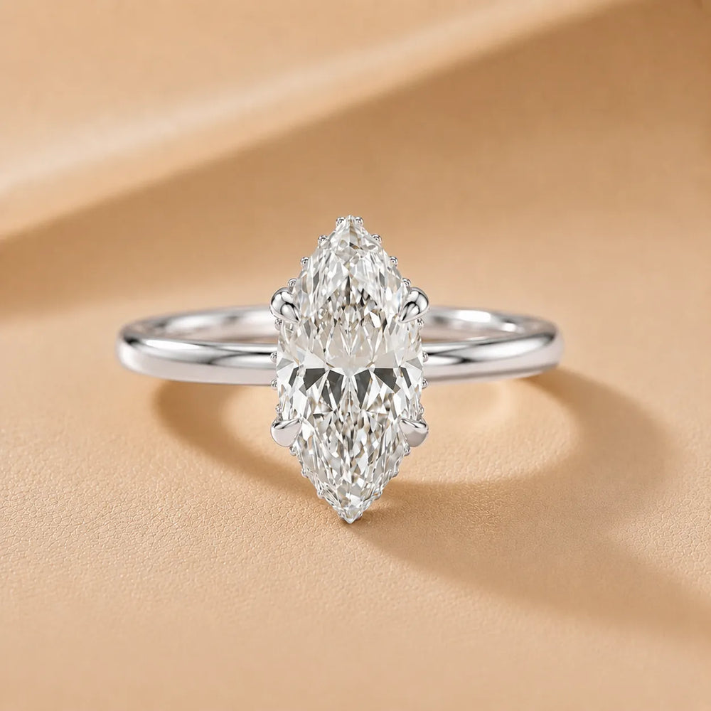 Charlotte Charm Solitaire Round Diamond Engagement Ring