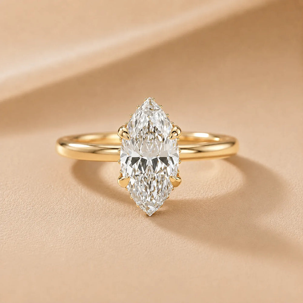 Charlotte Charm Solitaire Round Diamond Engagement Ring