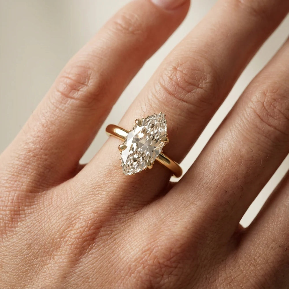Charlotte Charm Solitaire Round Diamond Engagement Ring