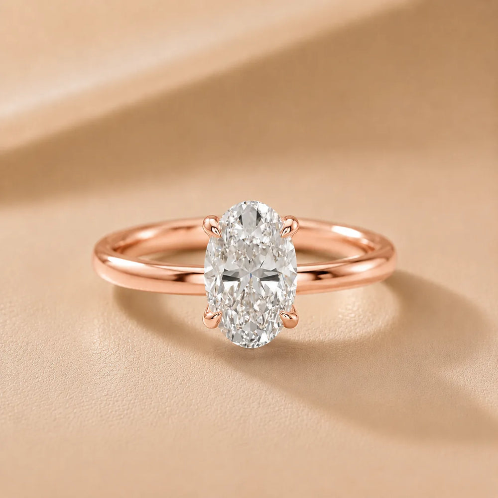 Charlotte Charm Solitaire Round Diamond Engagement Ring