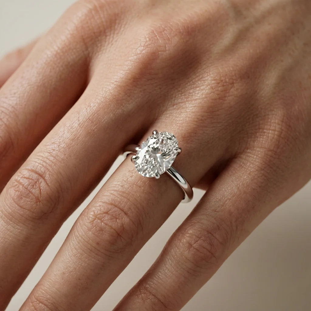 Charlotte Charm Solitaire Round Diamond Engagement Ring