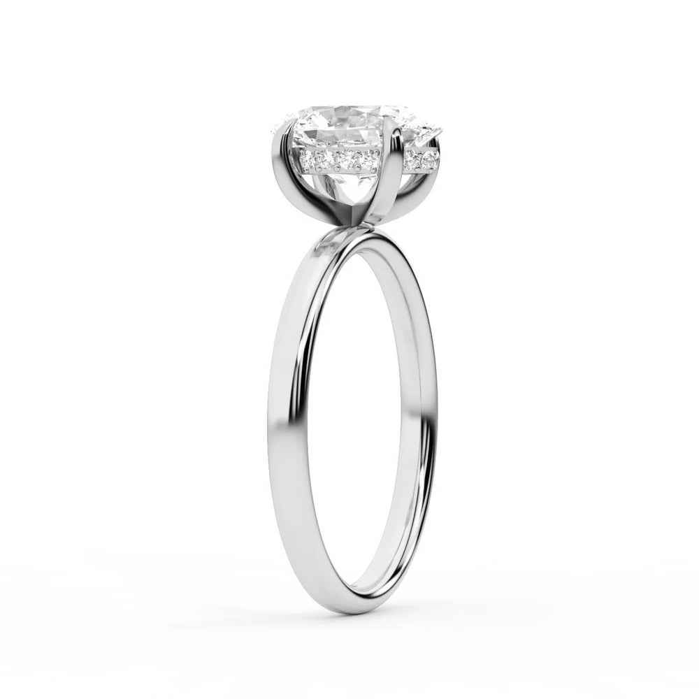 Charlotte Charm Solitaire Round Diamond Engagement Ring
