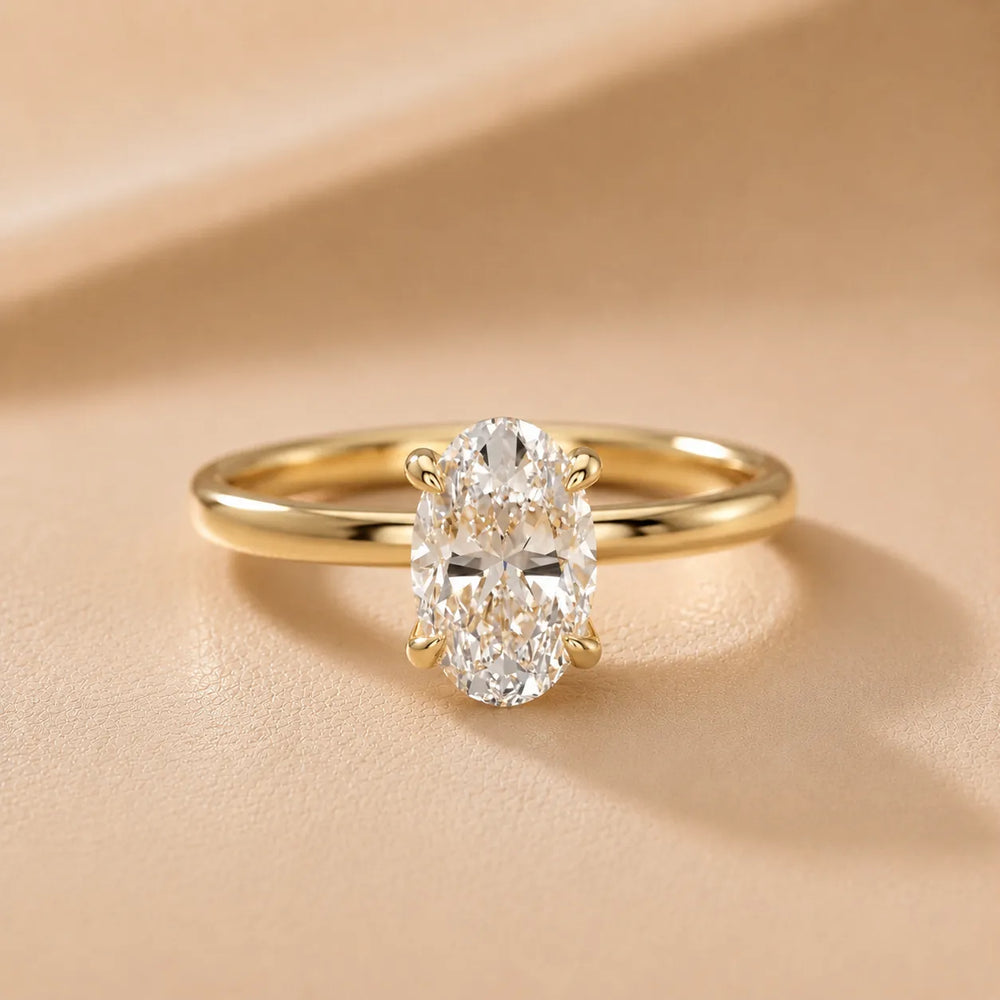 Charlotte Charm Solitaire Round Diamond Engagement Ring