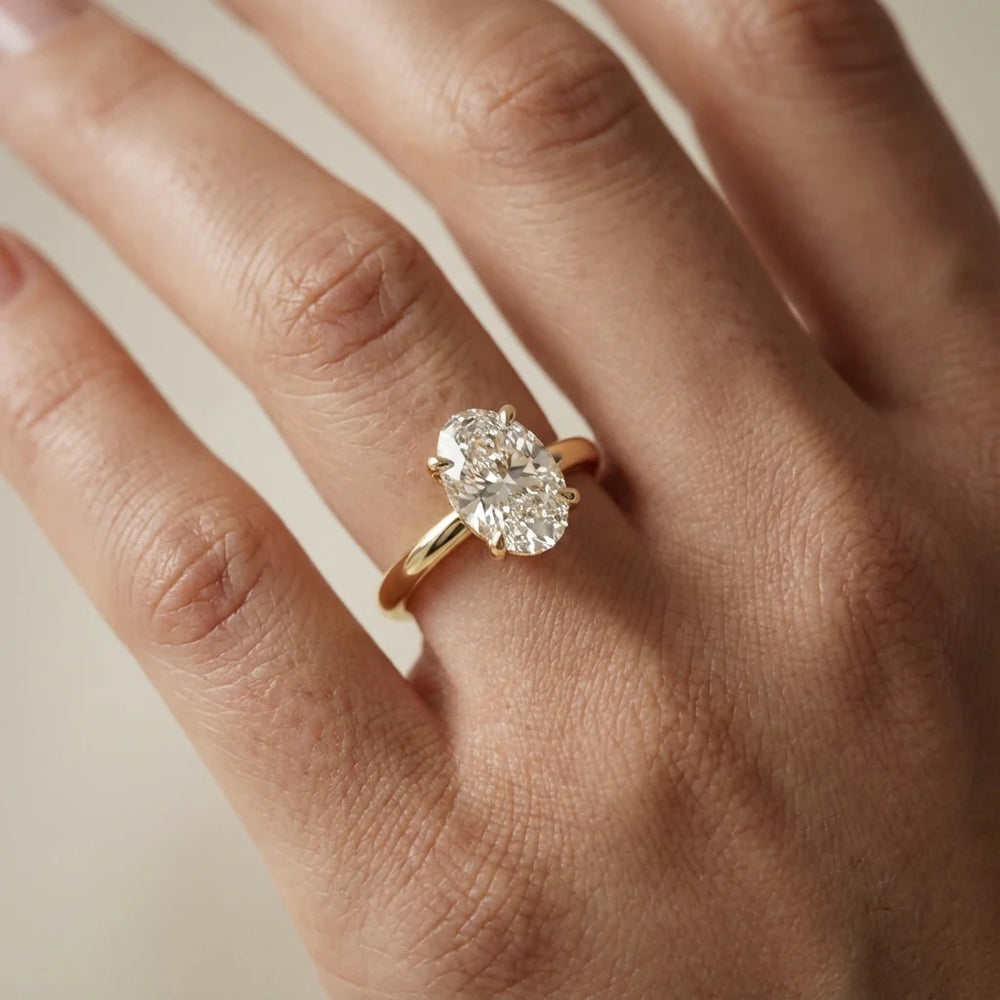 Charlotte Charm Solitaire Round Diamond Engagement Ring