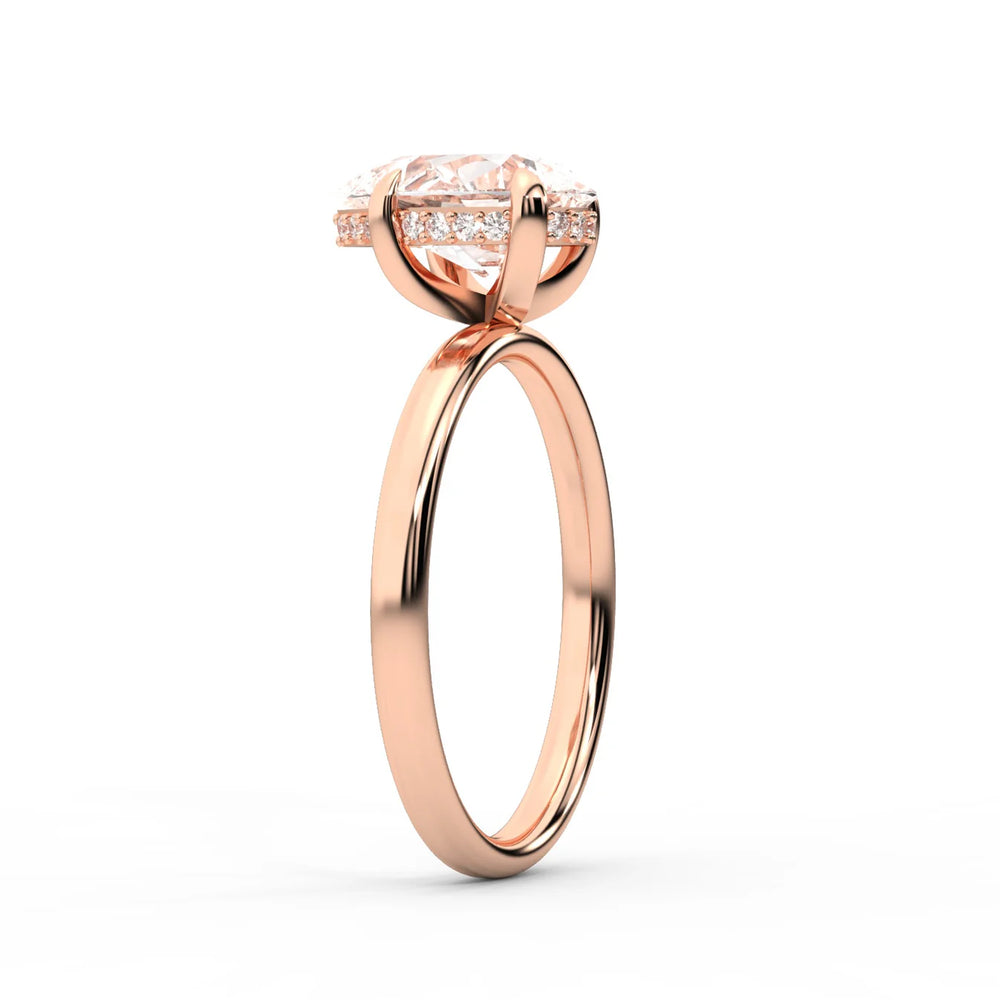 Charlotte Charm Solitaire Round Diamond Engagement Ring