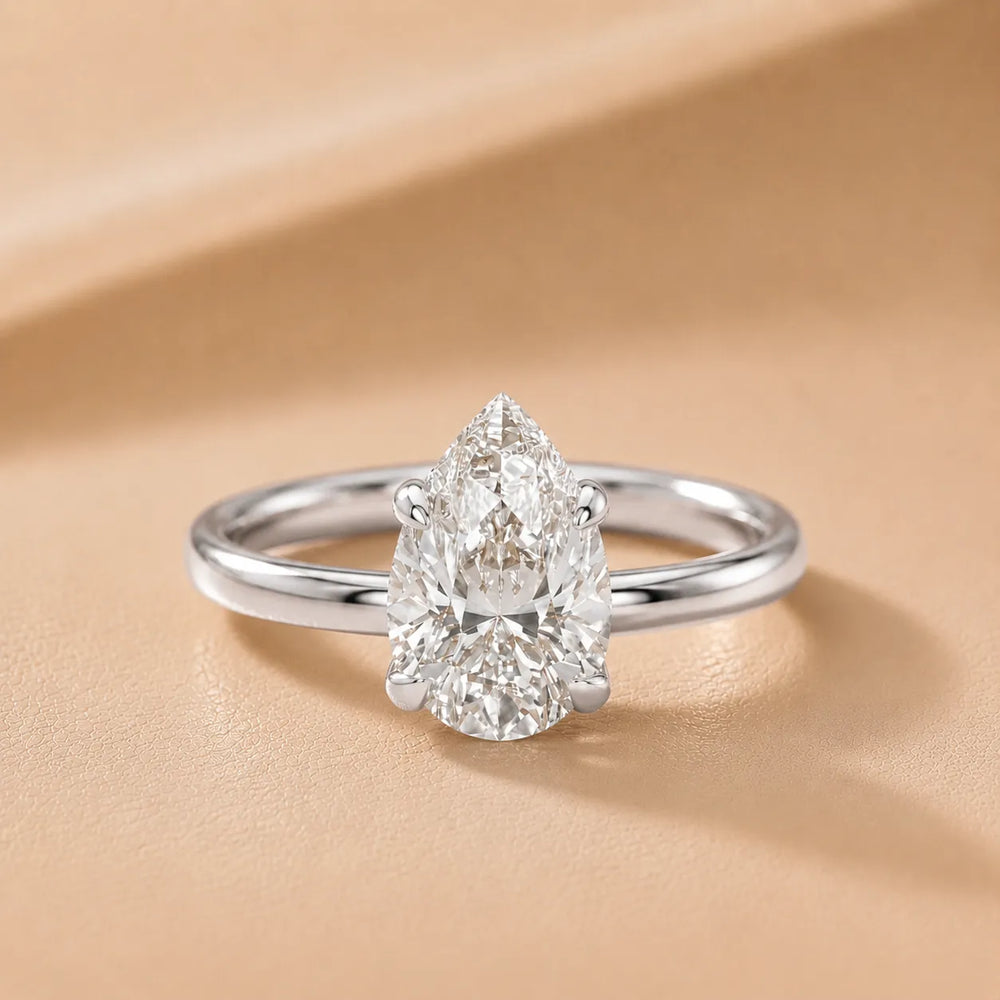 Charlotte Charm Solitaire Round Diamond Engagement Ring