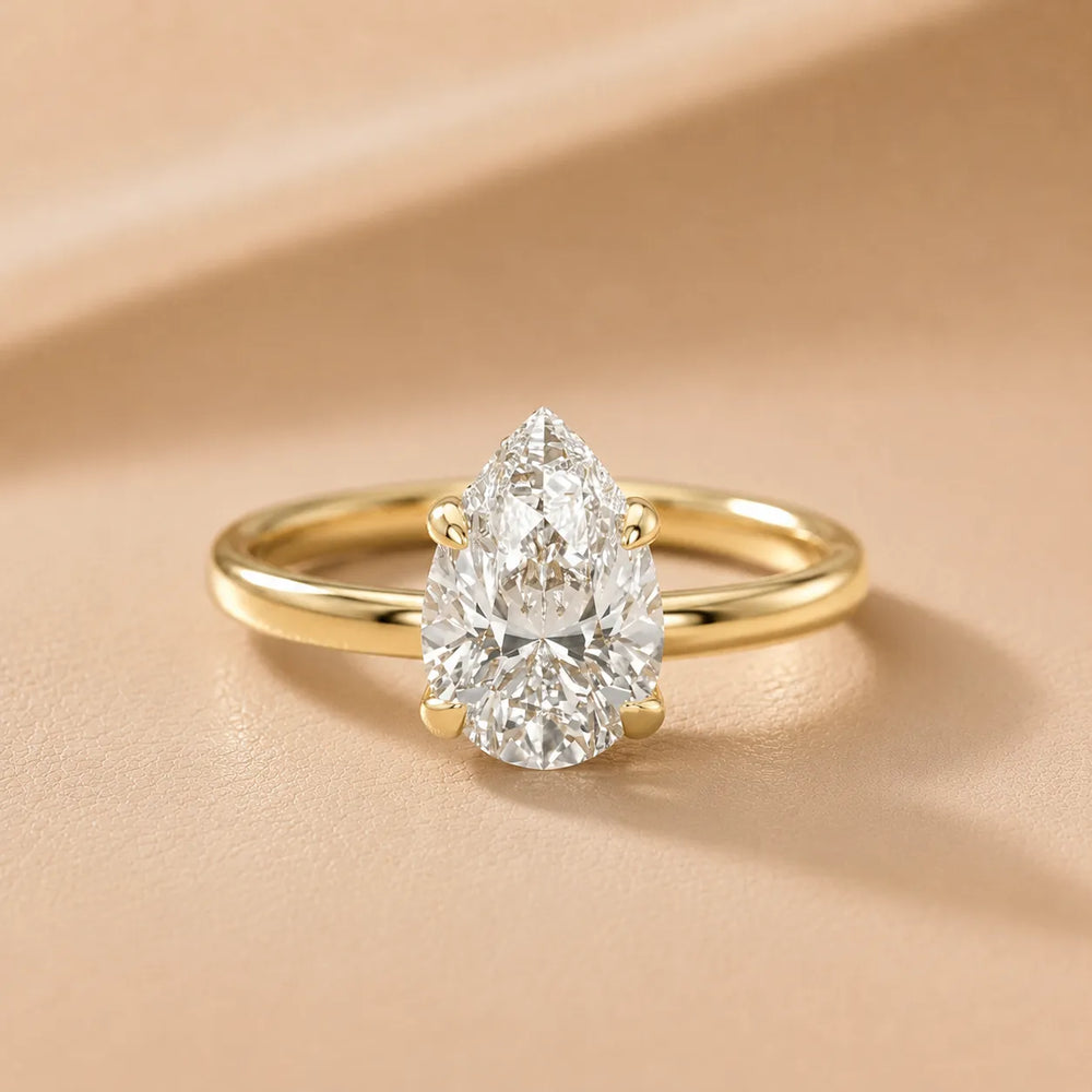 Charlotte Charm Solitaire Round Diamond Engagement Ring