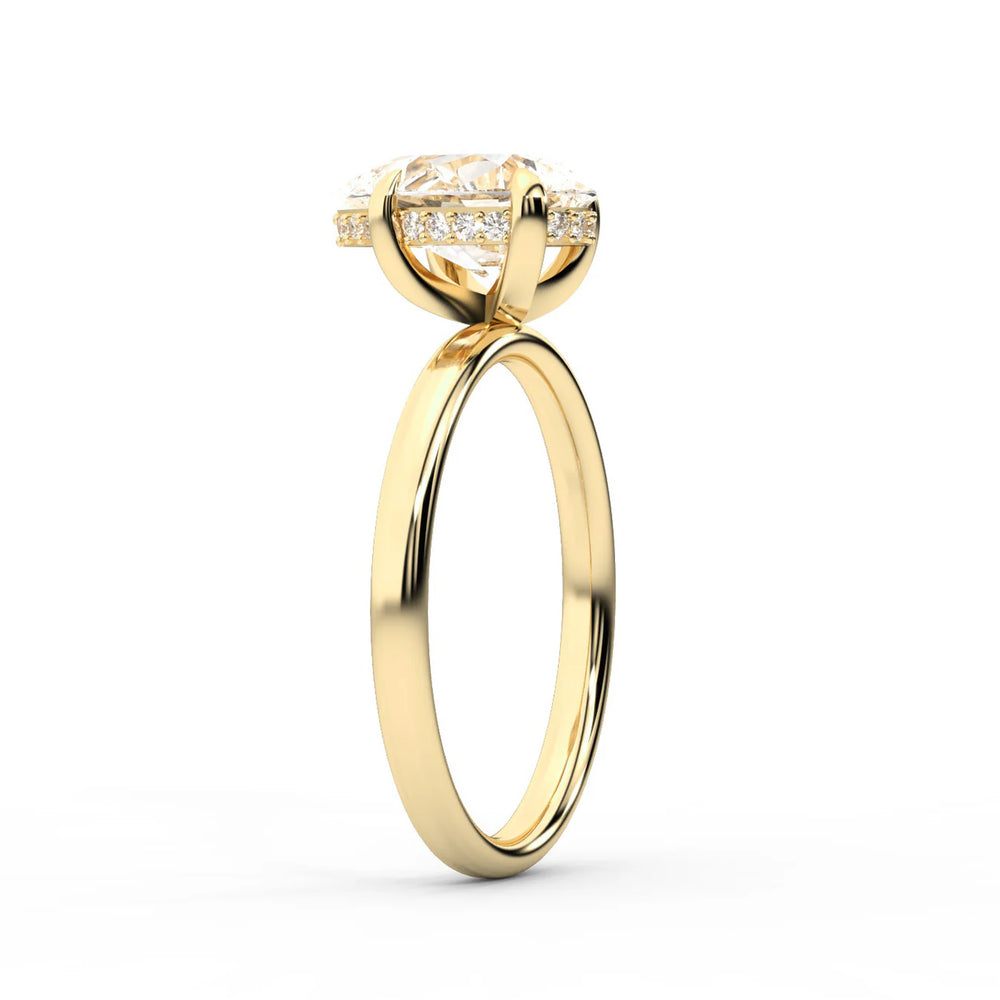 Charlotte Charm Solitaire Round Diamond Engagement Ring
