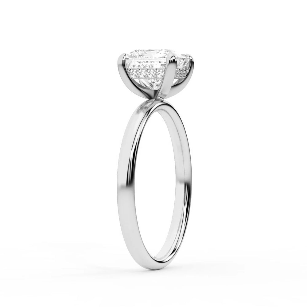 Charlotte Charm Solitaire Round Diamond Engagement Ring
