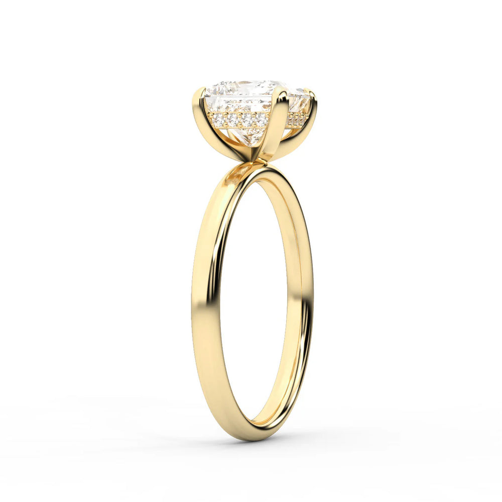 Charlotte Charm Solitaire Round Diamond Engagement Ring