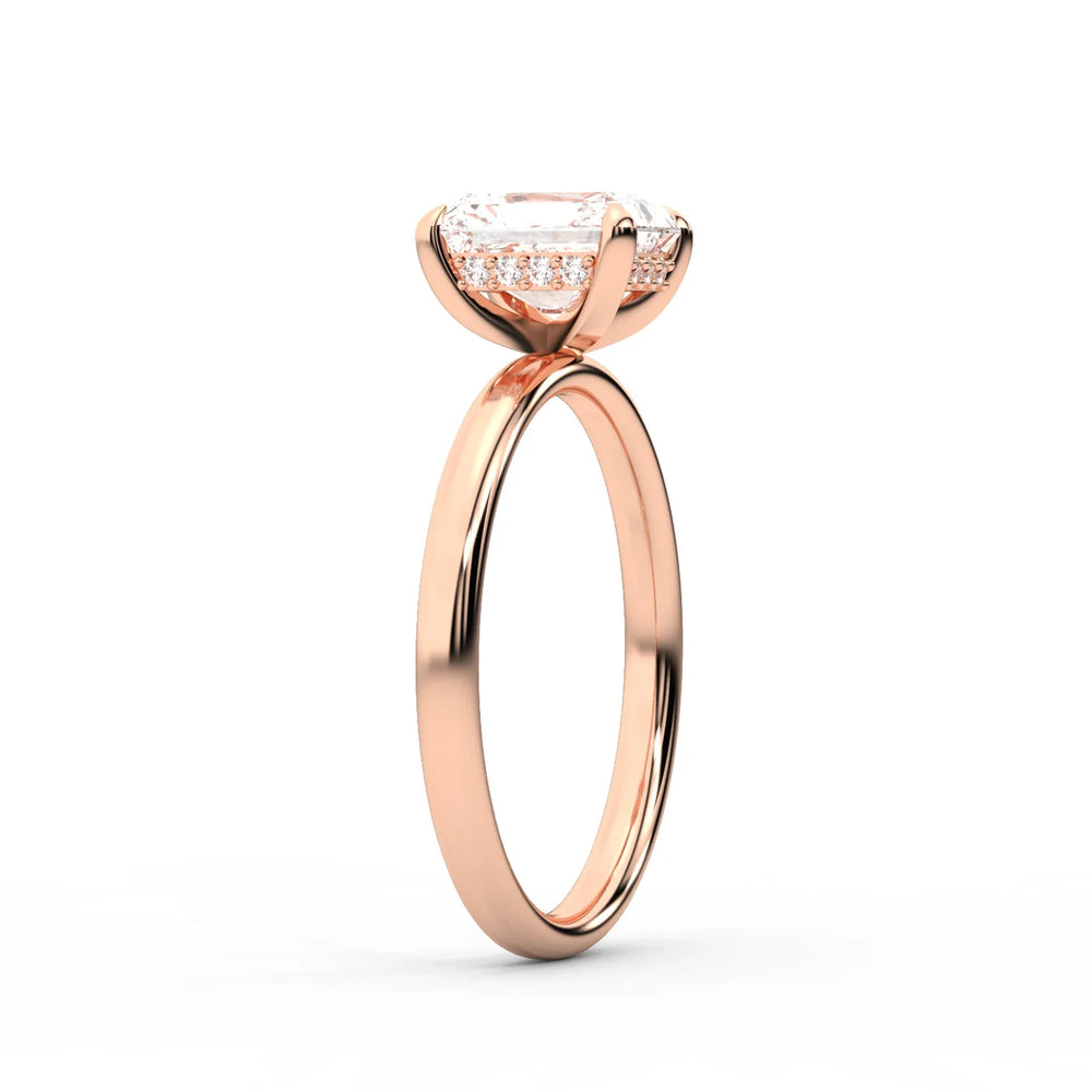 Charlotte Charm Solitaire Round Diamond Engagement Ring
