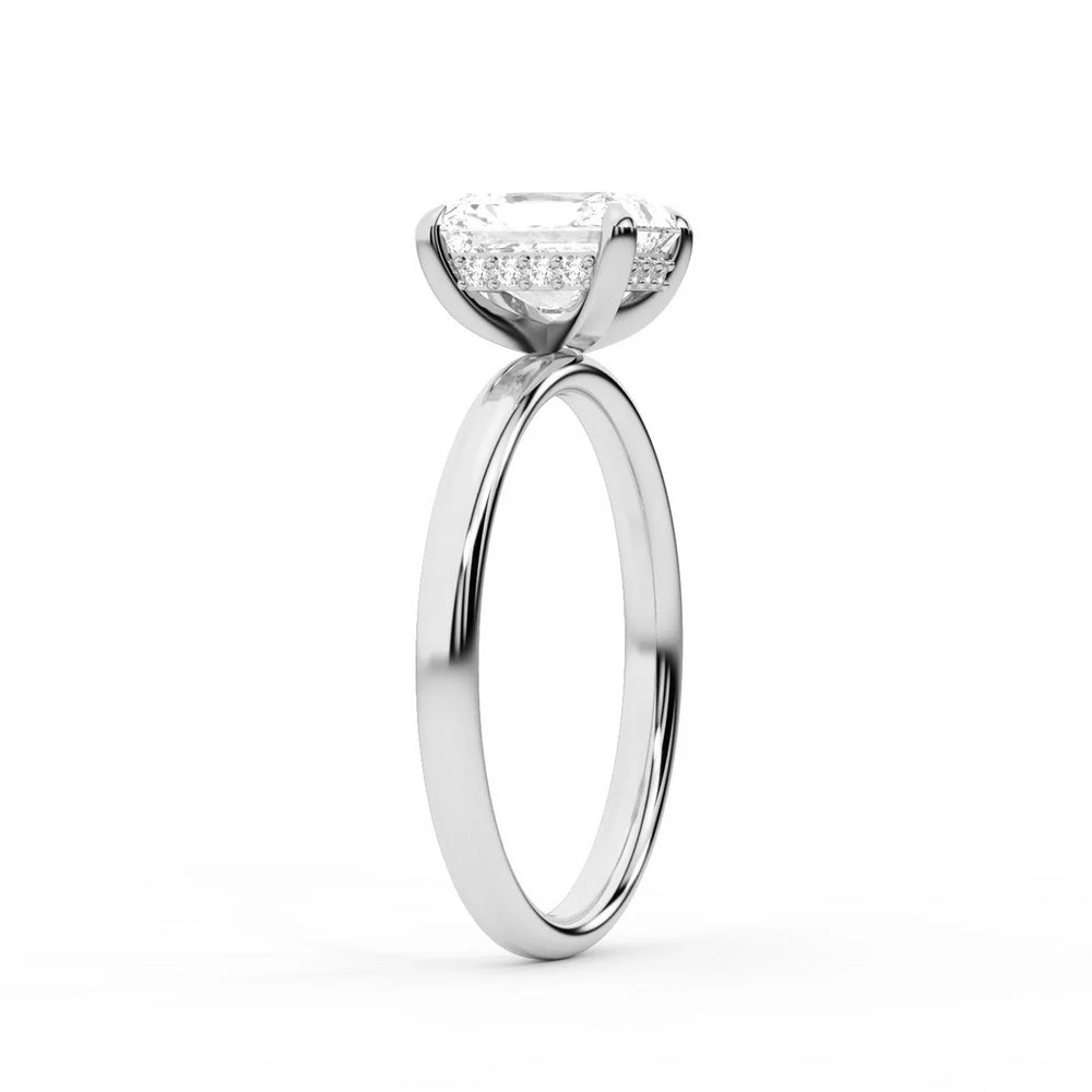 Charlotte Charm Solitaire Round Diamond Engagement Ring