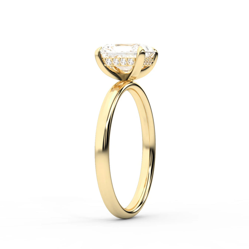 Charlotte Charm Solitaire Round Diamond Engagement Ring