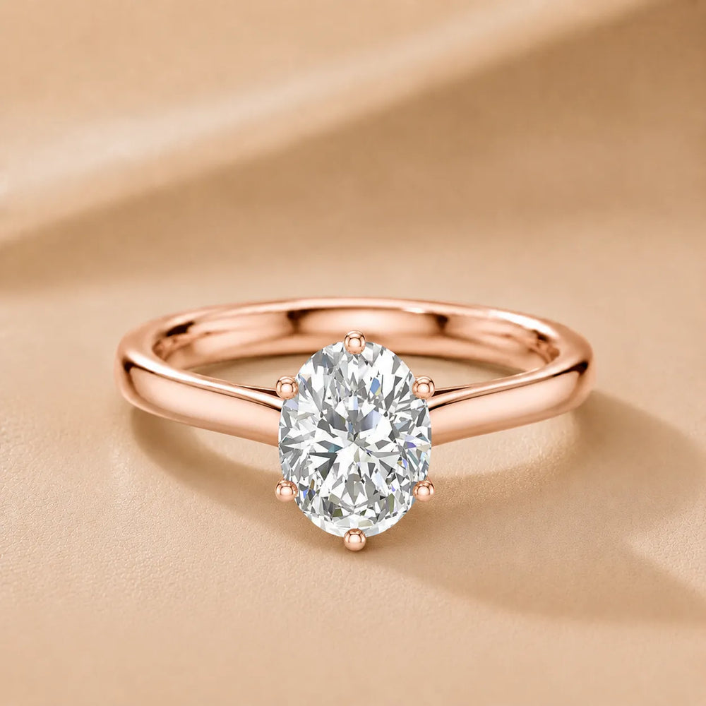 Classic Six-Prong Solitaire Ring