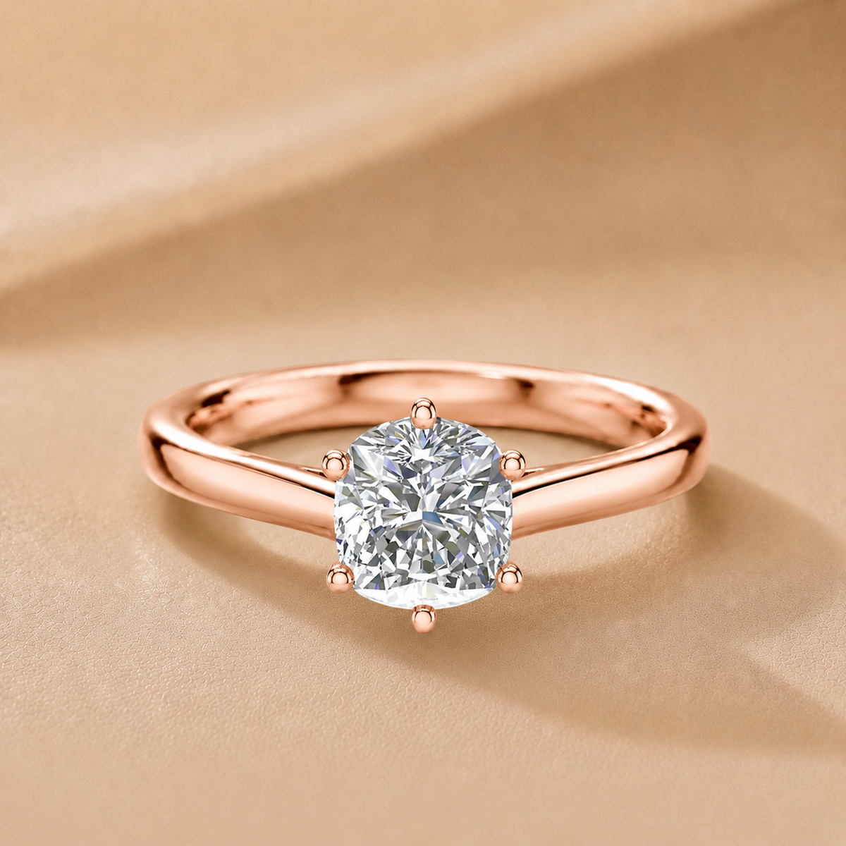 Classic Six-Prong Solitaire Ring