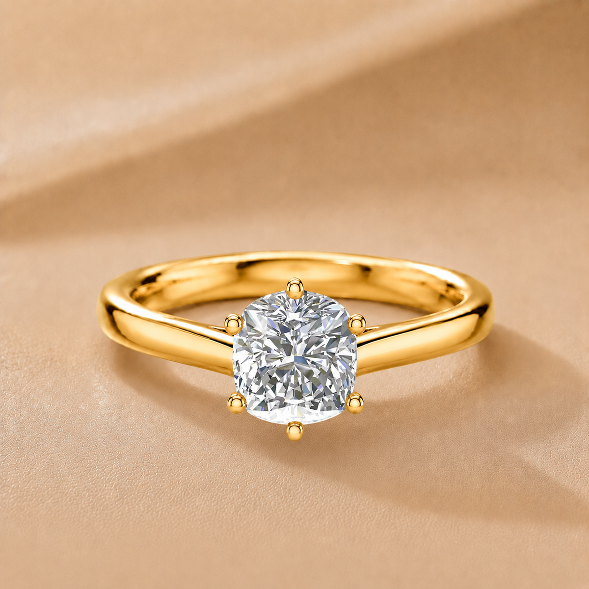 Classic Six-Prong Solitaire Ring