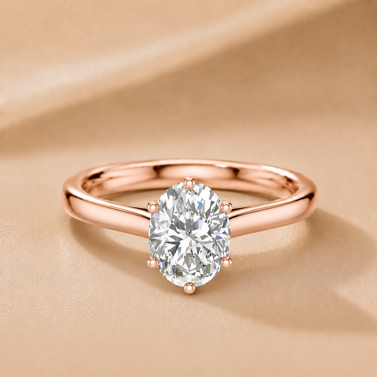 Classic Six-Prong Solitaire Ring