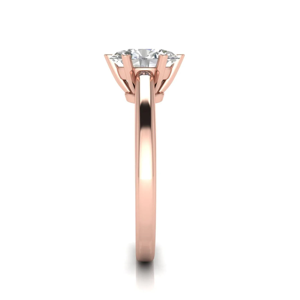 Classic Six-Prong Solitaire Ring