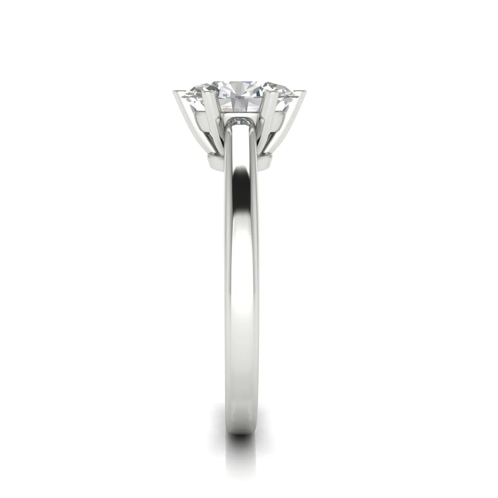 Classic Six-Prong Solitaire Ring