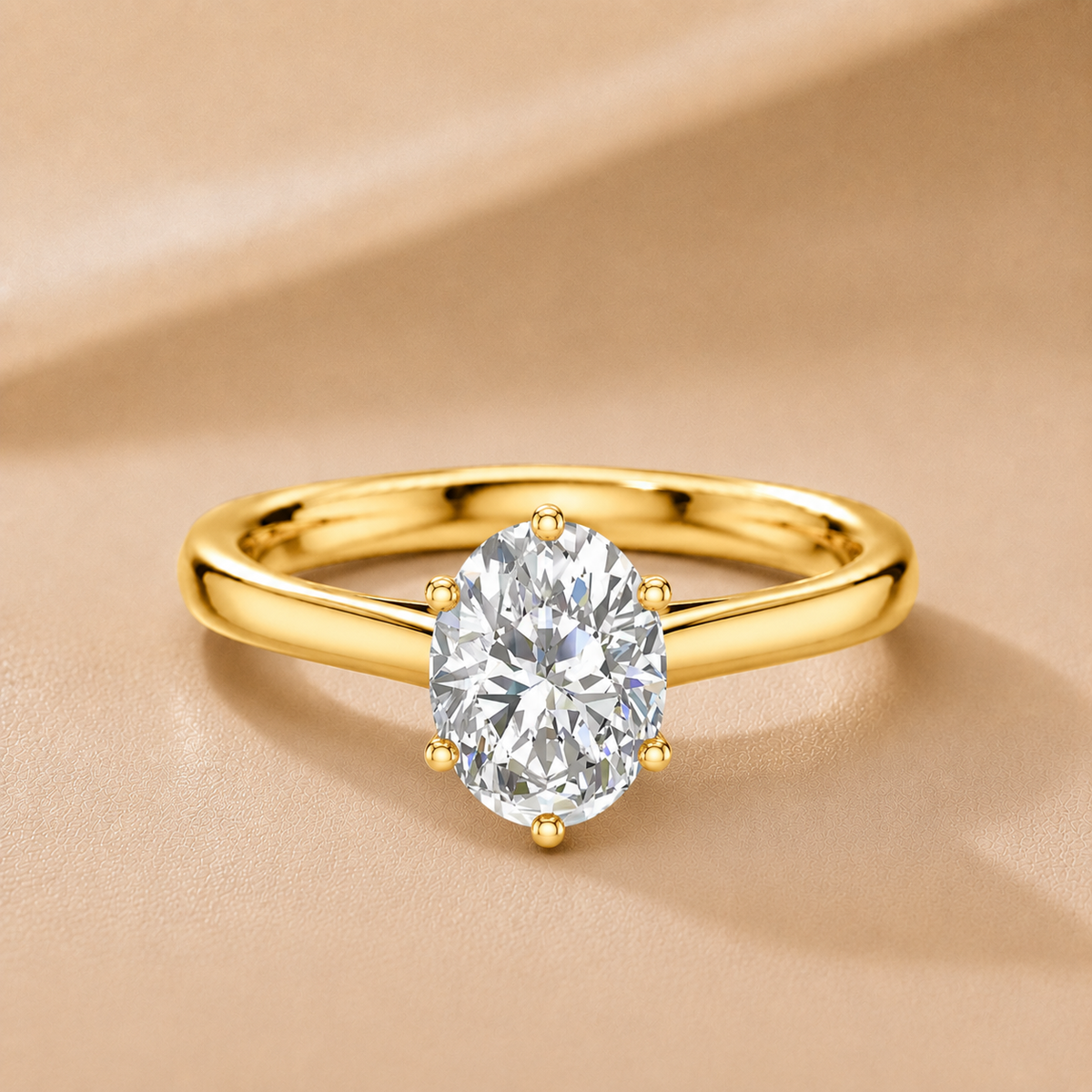 Classic Six-Prong Solitaire Ring