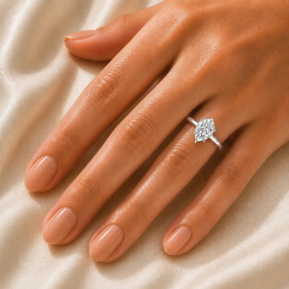 Classic Six-Prong Solitaire Ring