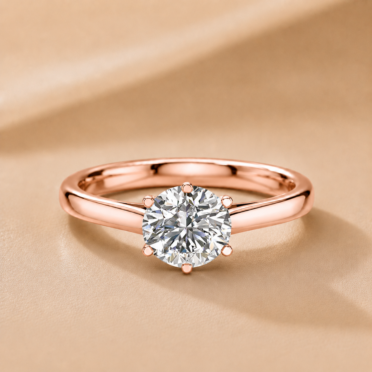 Classic Six-Prong Solitaire Ring