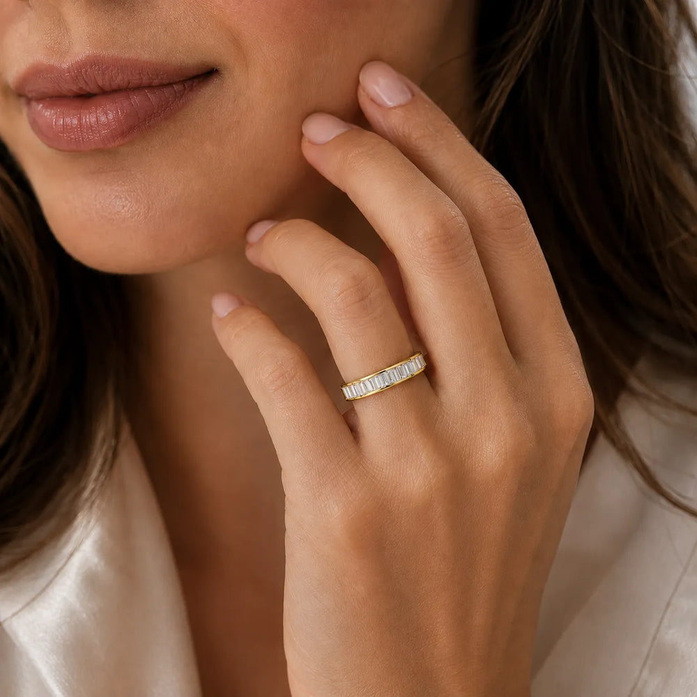 Classic Baguette Symphony Ring