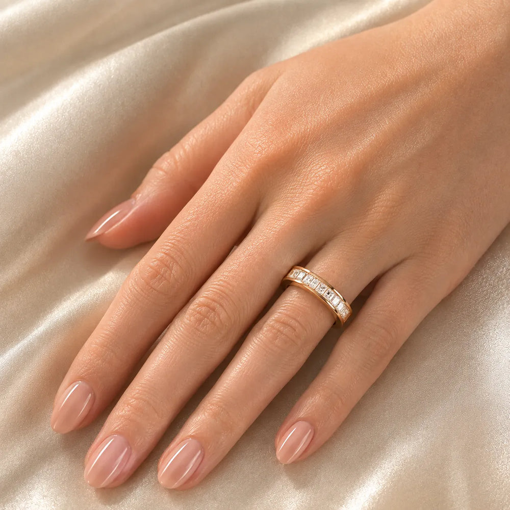 Classic Baguette Symphony Ring