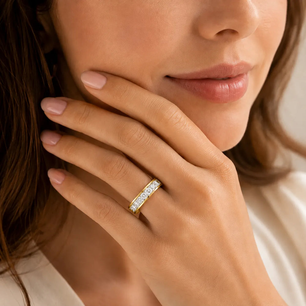 Classic Baguette Symphony Ring