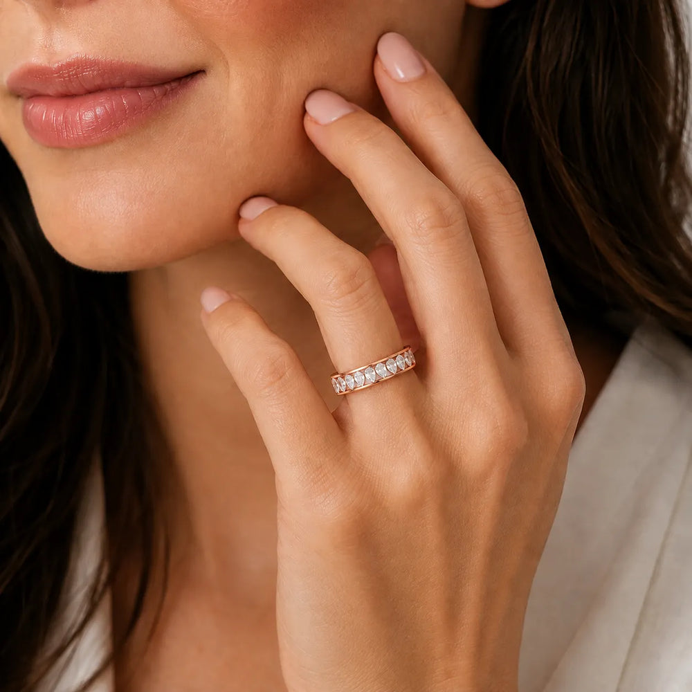 Classic Baguette Symphony Ring