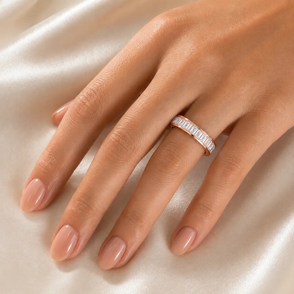 Classic Baguette Symphony Ring