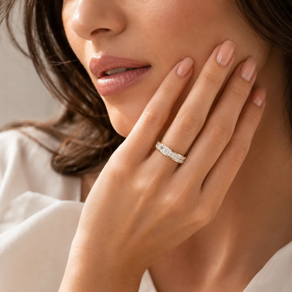 Classic Baguette Symphony Ring