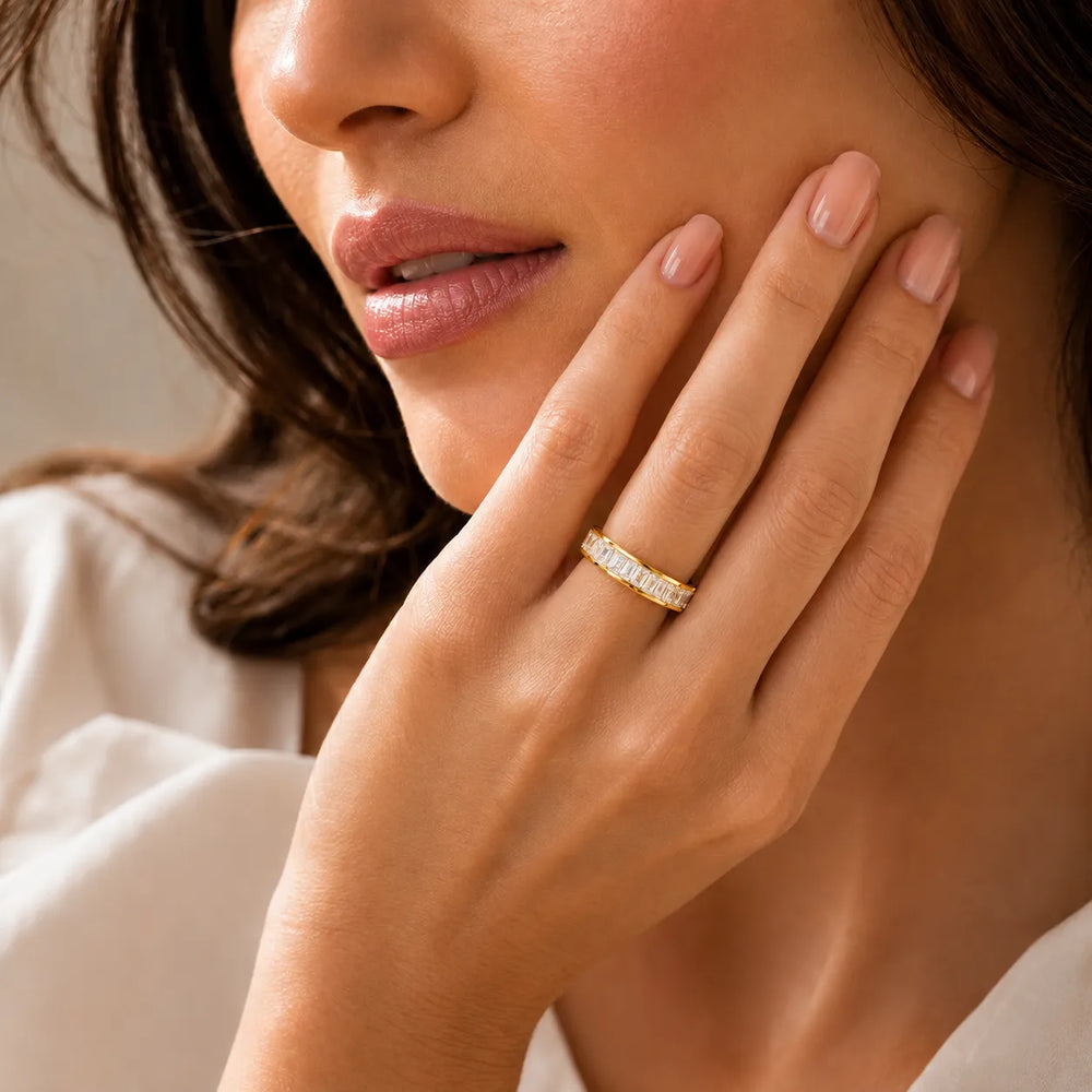Classic Baguette Symphony Ring
