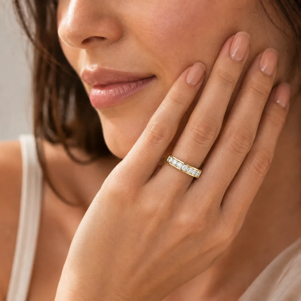 Classic Baguette Symphony Ring